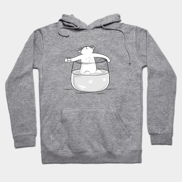 A whiskey glass to make the day pass Hoodie by runcatrun